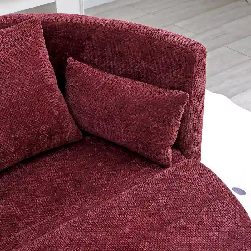 Divano letto pieghevole convertibile con cuscini