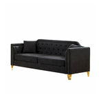Divano in stile Mid-Century con tessuto ciniglia