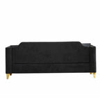 Divano in stile Mid-Century con tessuto ciniglia