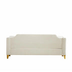 Divano in stile Mid-Century con tessuto ciniglia