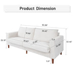 Divano a due posti in velluto a coste con schienale regolabile