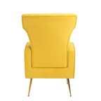 Poltroncina a pozzetto con gambe in metallo