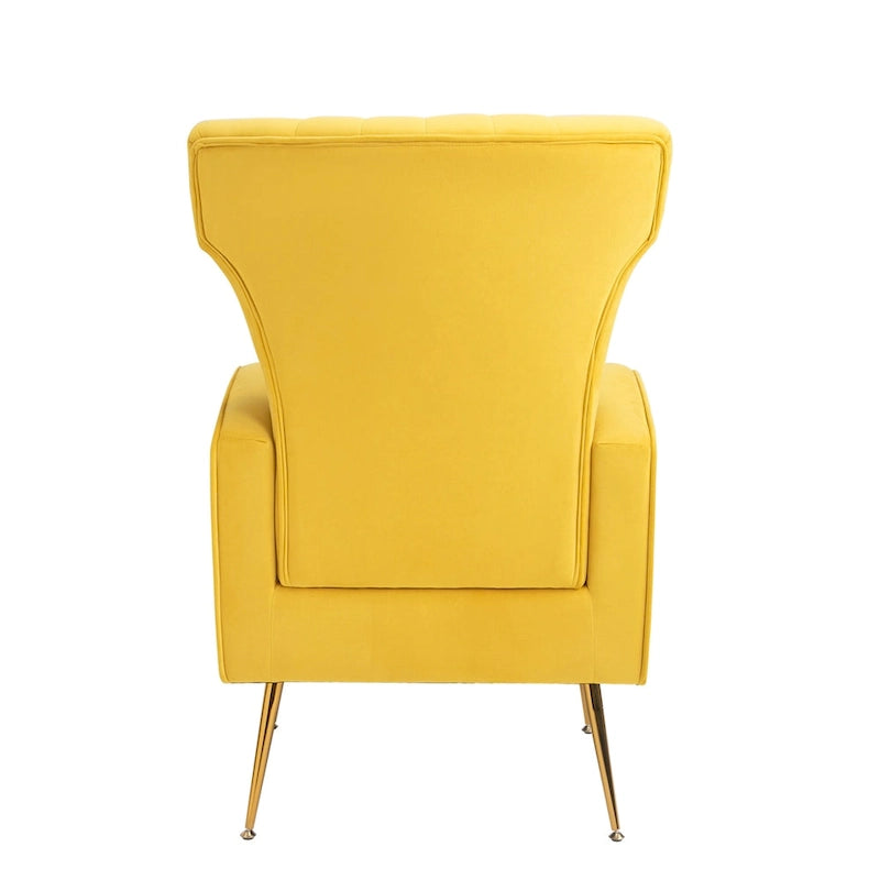 Poltroncina a pozzetto con gambe in metallo