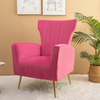 Poltroncina a pozzetto con gambe in metallo