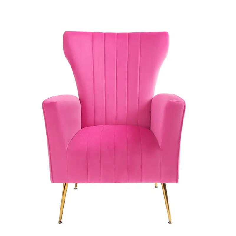 Poltroncina a pozzetto con gambe in metallo