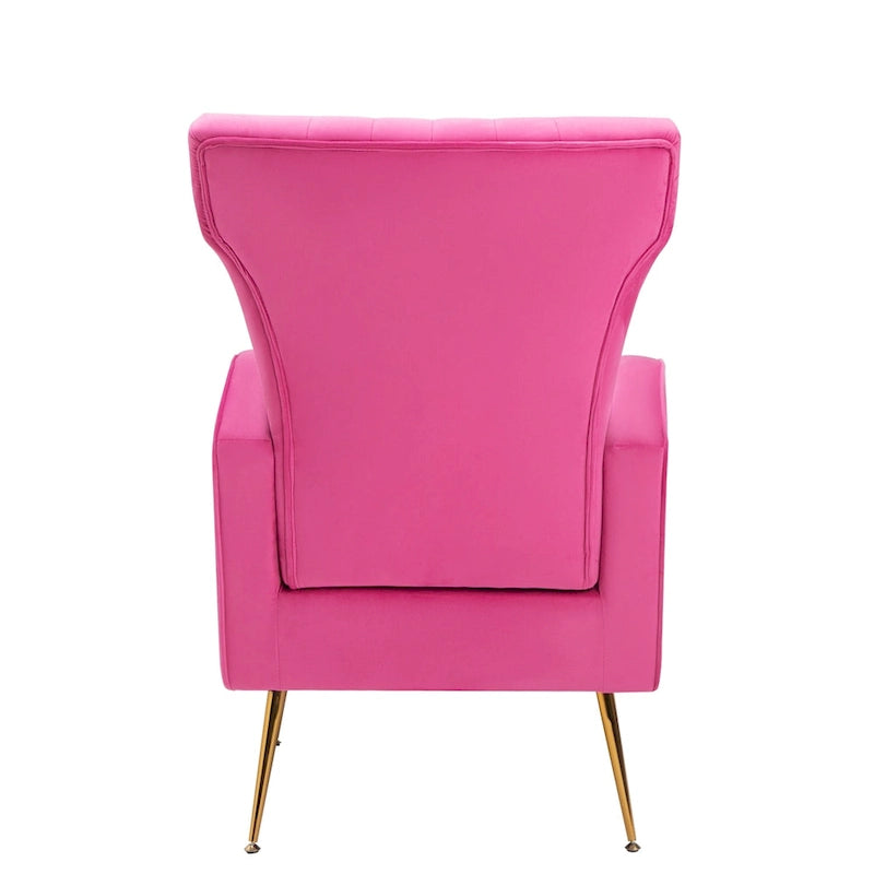 Poltroncina a pozzetto con gambe in metallo
