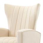 Poltroncina a pozzetto con gambe in metallo