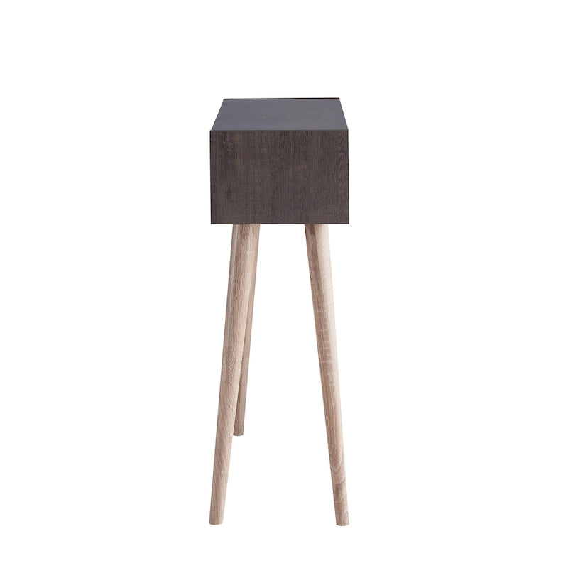 Consolle Mid-Century Modern con 2 Ripiani