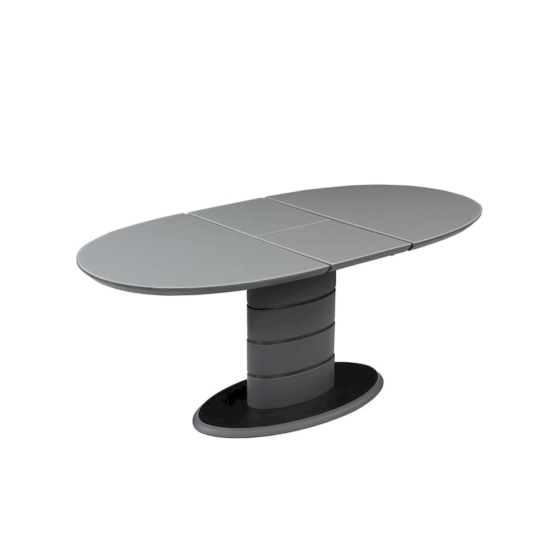 Tavolo da pranzo allungabile con base a piedistallo