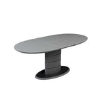 Tavolo da pranzo allungabile con base a piedistallo