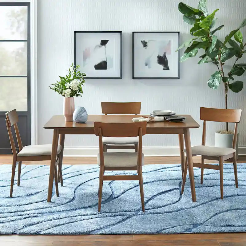 Tavolo da pranzo rettangolare Mid-Century Modern