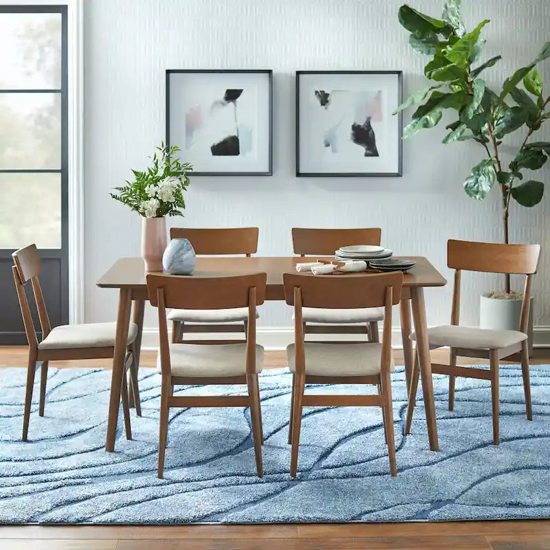 Tavolo da pranzo rettangolare Mid-Century Modern