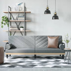 Divano Letto con Braccioli – Divano Convertibile Rivestito in Tessuto, 80.7"