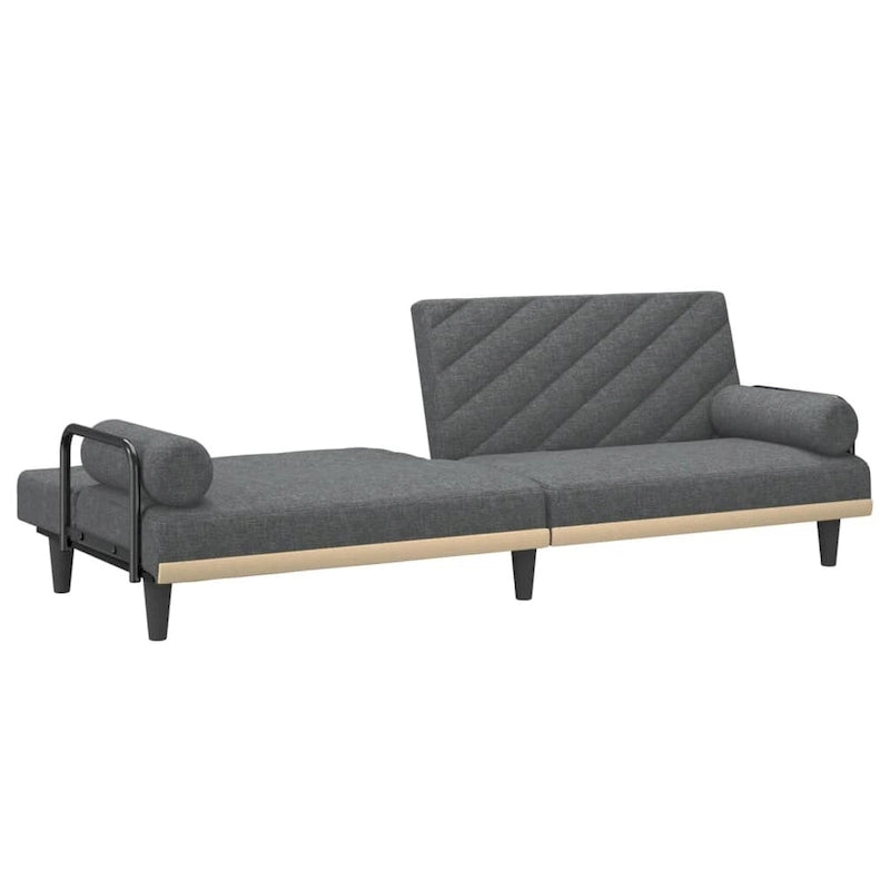 Divano Letto con Braccioli – Divano Convertibile Rivestito in Tessuto, 80.7"