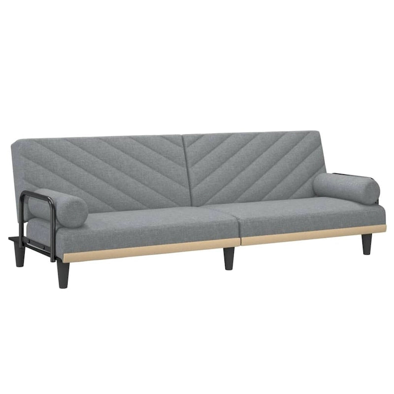 Divano Letto con Braccioli – Divano Convertibile Rivestito in Tessuto, 80.7"