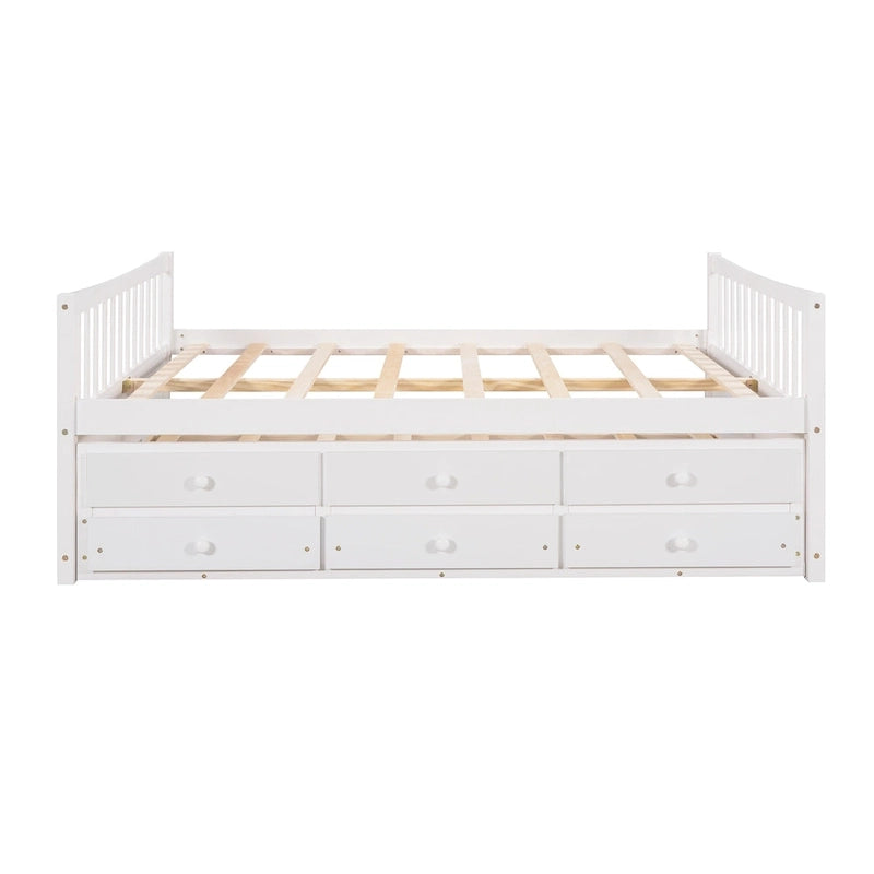 Divano letto con rotelle estraibili e 3 cassetti portaoggetti