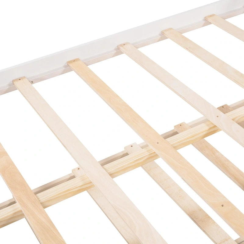 Divano letto con rotelle estraibili e 3 cassetti portaoggetti