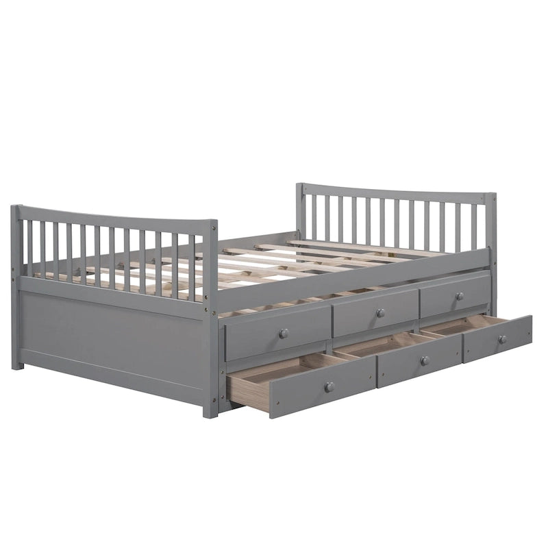Divano letto con rotelle estraibili e 3 cassetti portaoggetti
