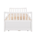 Divano letto con rotelle estraibili e 3 cassetti portaoggetti