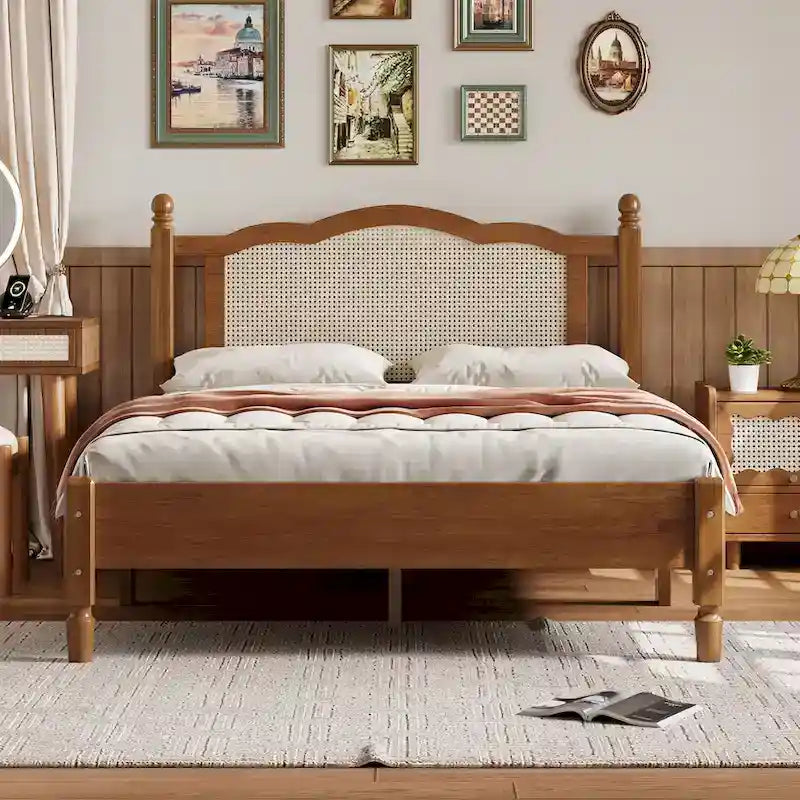 Giroletto con testiera in rattan