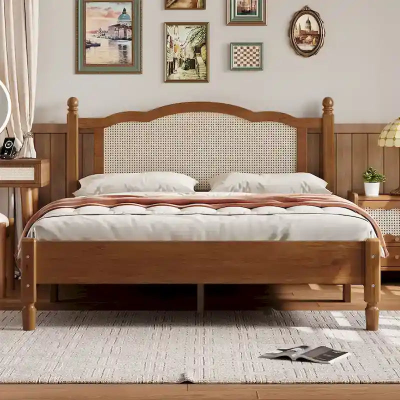 Giroletto con testiera in rattan